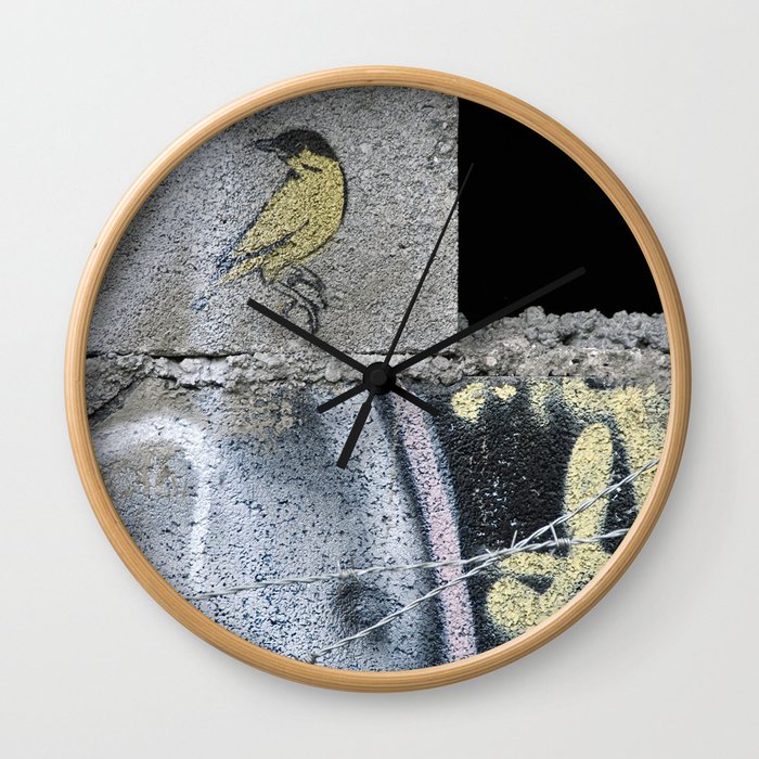 Barbed Bird Wall Clock