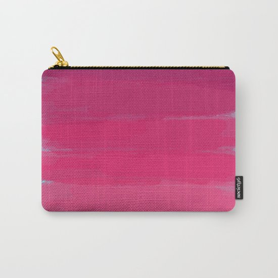 Lipstick: Shades of Pink Gradient Color Study Carry-All Pouch