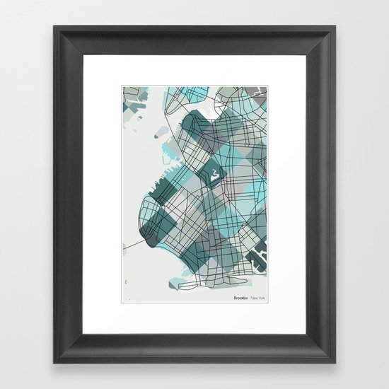 Brooklyn NY Framed Art Print