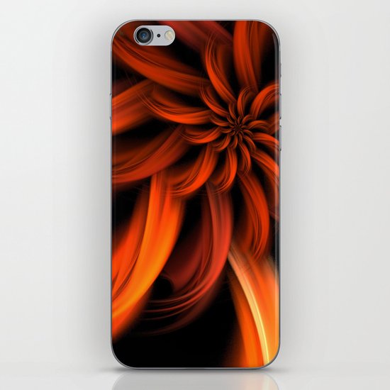 The Red Dahlia iPhone & iPod Skin