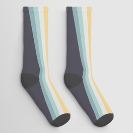 Rainbow reflection in retro style 5 Socks