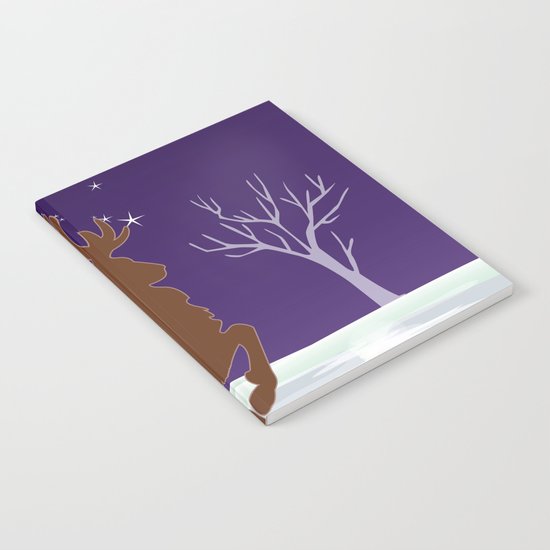 Deer on the ice Notebook