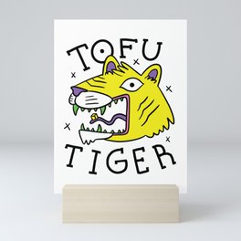 TOFU TIGER DESIGN  Mini Art Print