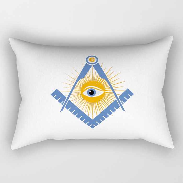 Freemasonry symbol Rectangular Pillow