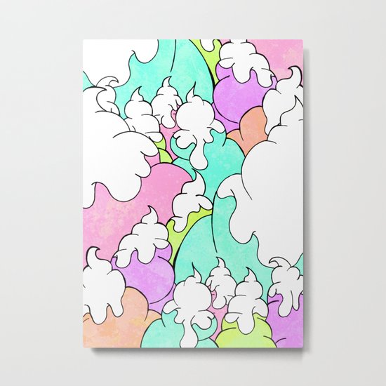 Ice cream peaks Metal Print