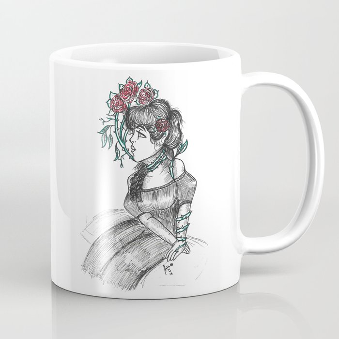 Evelyn Nesbit (Line Art) Coffee Mug