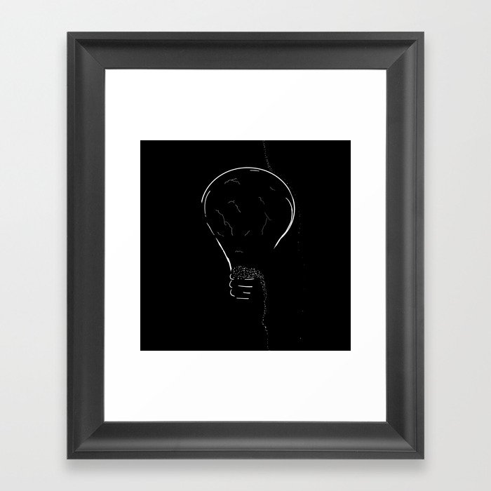 Lightbulb 2 Framed Art Print