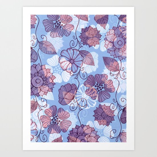 Flower Flow Art Print