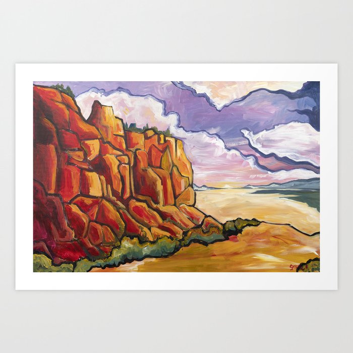 Southern Utah Sunset  Art Print