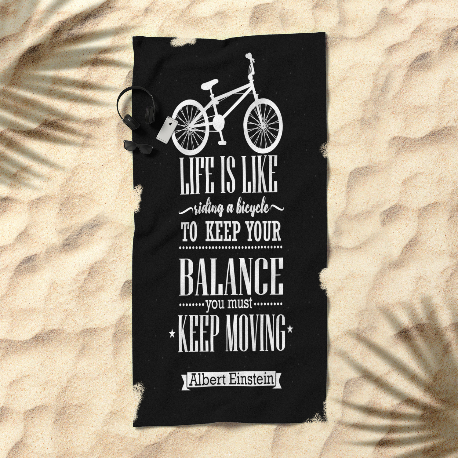 life is like a bicycle to keep balance