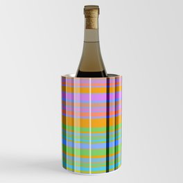 Stripes Multi Colors - Lumi Plaid Wine Chiller
