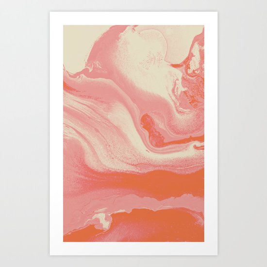 Marble Y II Art Print