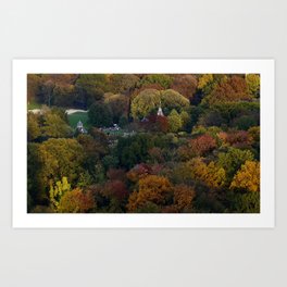 Central Park in Autumn Art Print