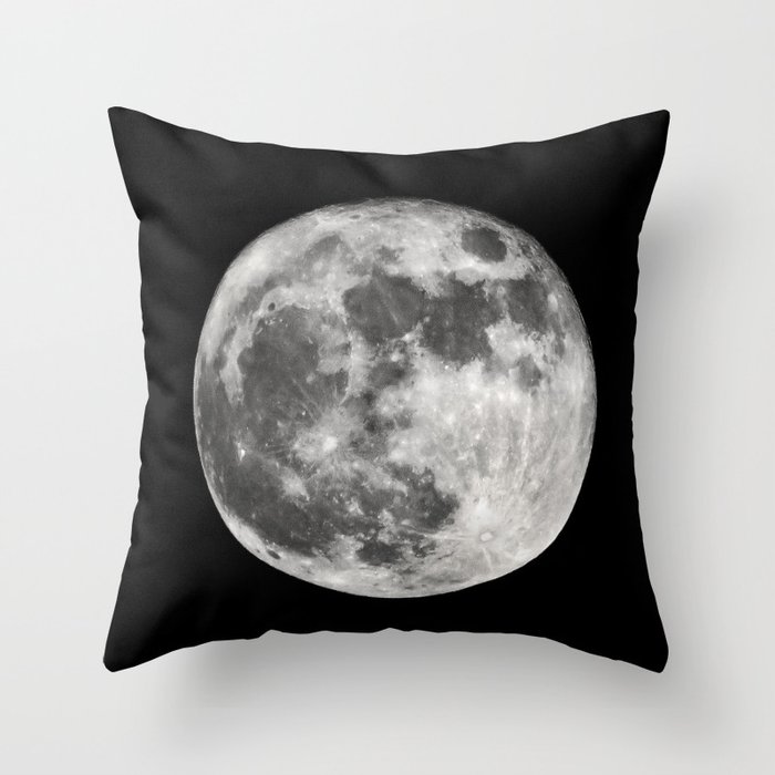 Super moon Throw Pillow