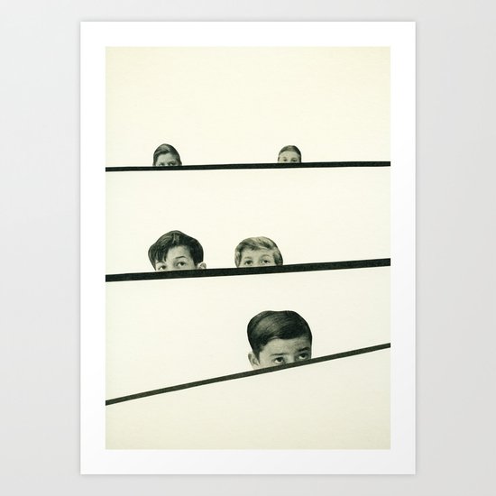 Hide and Seek Art Print