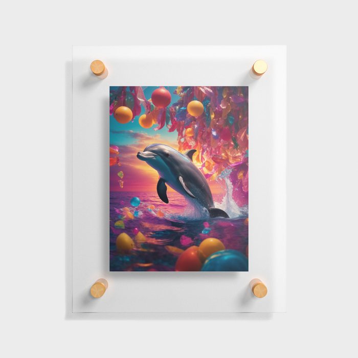 Thanks For All the Fish Floating Acrylic Print