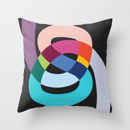 Loopy Bright Throw Pillow
