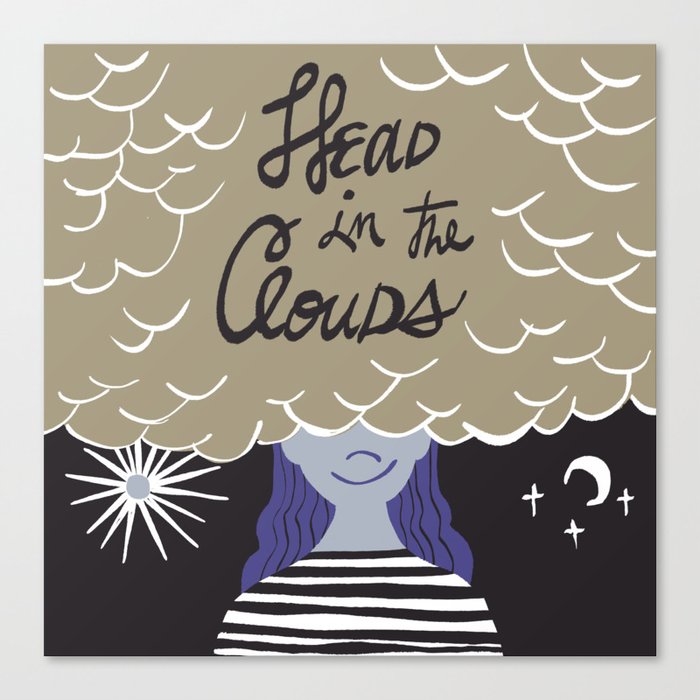 Head in the Clouds Canvas Print