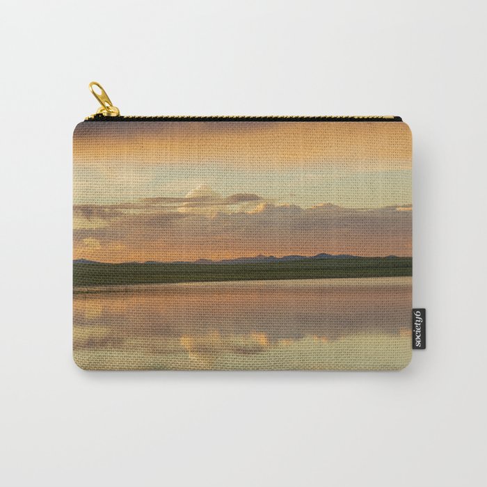 Sunset at the town Carry-All Pouch