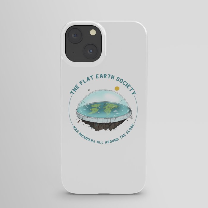 The Flat Earth has members all around the globe iPhone Case