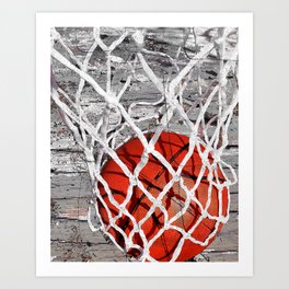 Basketball Art Art Print