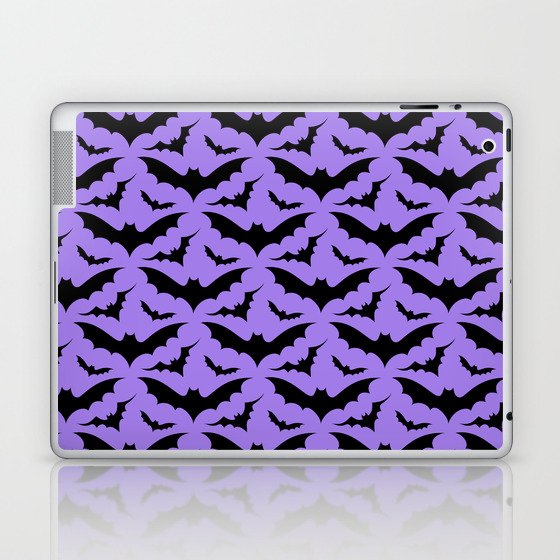 Purple and Black Bats Laptop & iPad Skin
