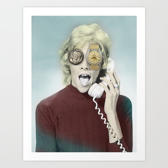 time goes by Art Print