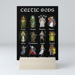 Pagan Celtic Mythology Gods Mini Art Print