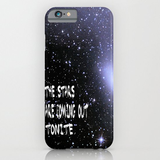 the stars are coming out tonite U.S. iPhone & iPod Case