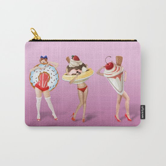 ice cream woman Carry-All Pouch