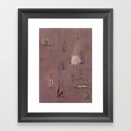 Bestiary Framed Art Print