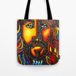final blk Jesus revolution Tote Bag