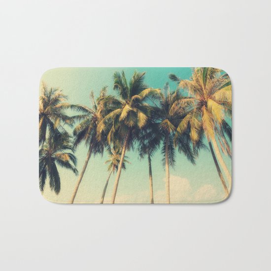 tropical trees in florida Bath Mat