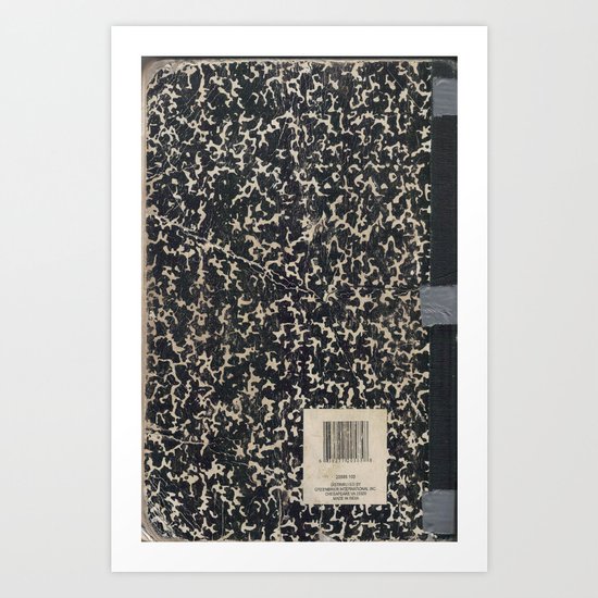 Notebook Art Print
