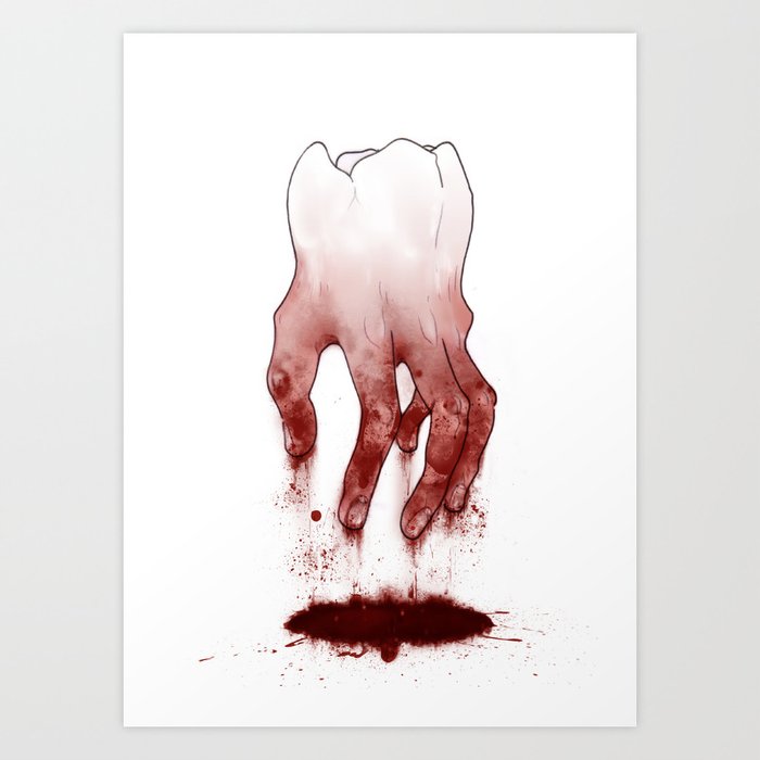 Tooth Fingers Art Print