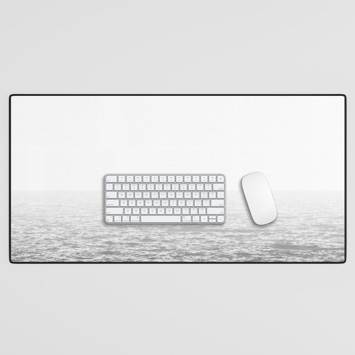 Water Minimalism Photography Sea Waves and Ocean Desk Mat