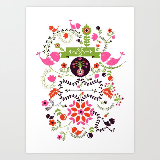 Bird Love Art Print