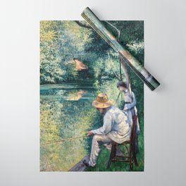 Gustave Caillebotte - Angling Wrapping Paper