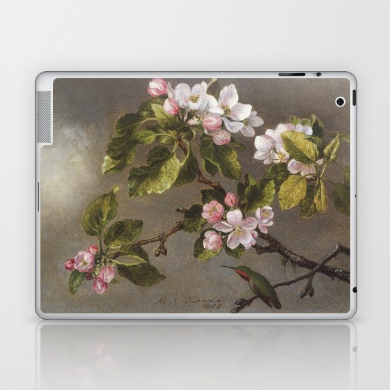 Hummingbird and Apple Blossoms Laptop & iPad Skin
