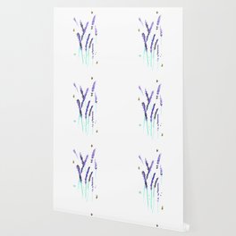 Lavender & Bees Wallpaper