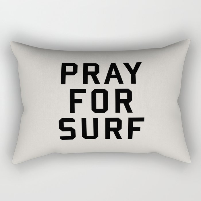 Pray For Surf Rectangular Pillow