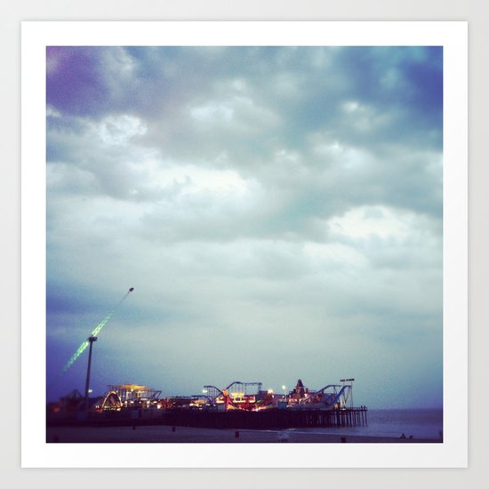 Casino Pier Art Print