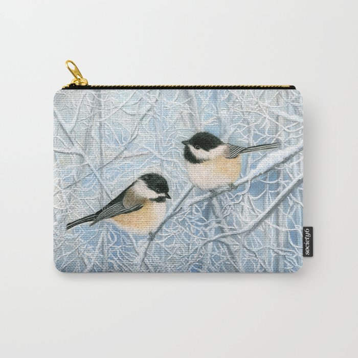 Chickadees Carry-All Pouch