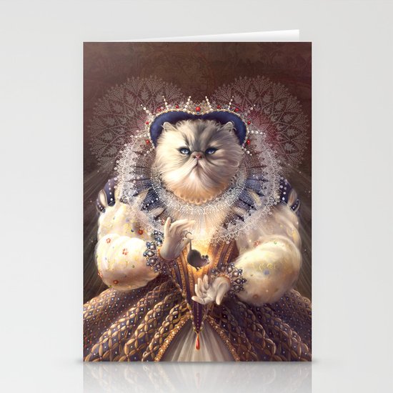 Cat Queen Stationery Cards