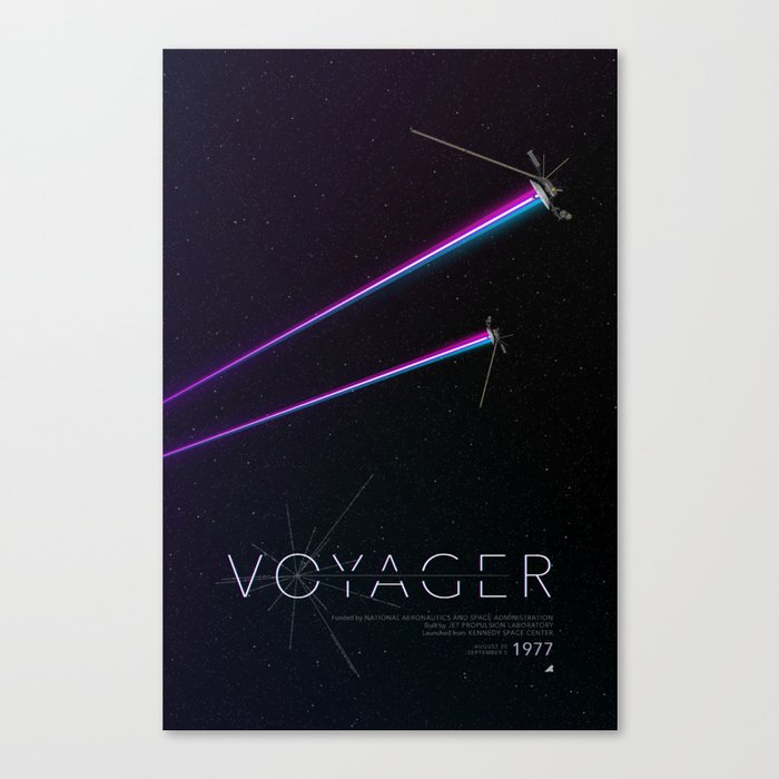 Voyager - Movie Poster Canvas Print