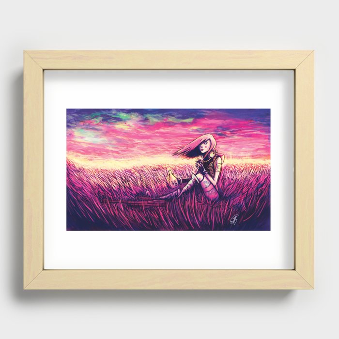 Fortune waits... Recessed Framed Print
