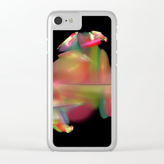Spaceflower (A7 B0189) Clear iPhone Case
