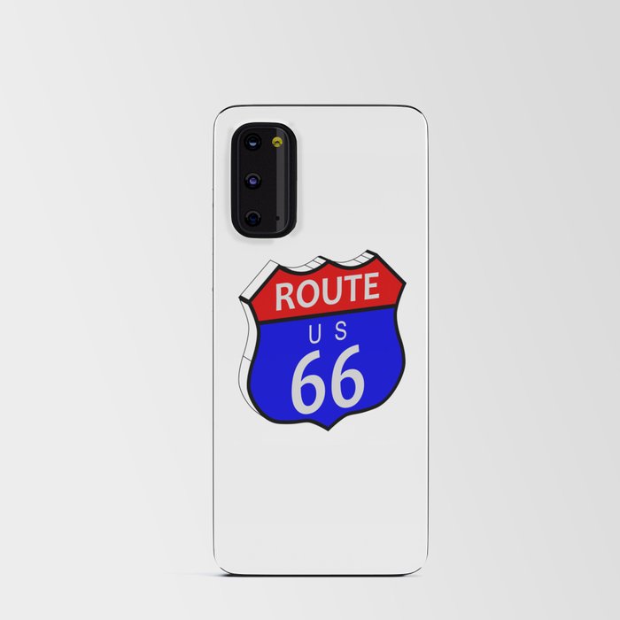 Route 66 Highway Sign Android Card Case