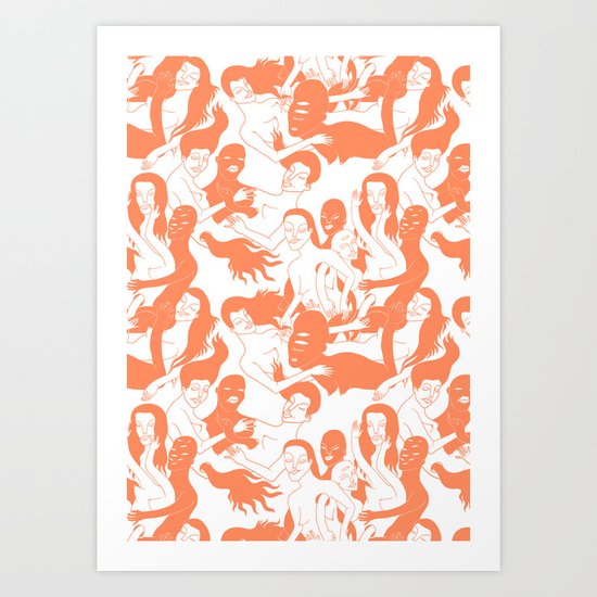 Orange Art Print