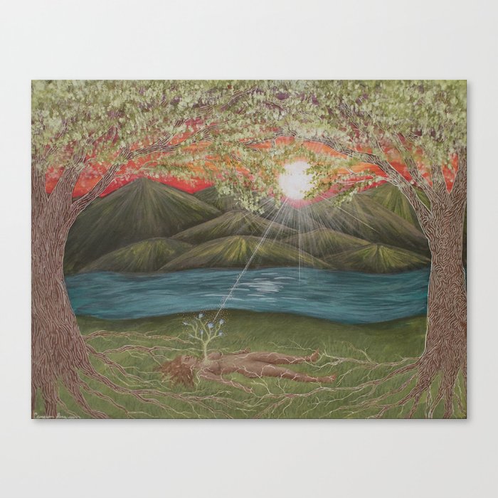 Growing Open Canvas Print